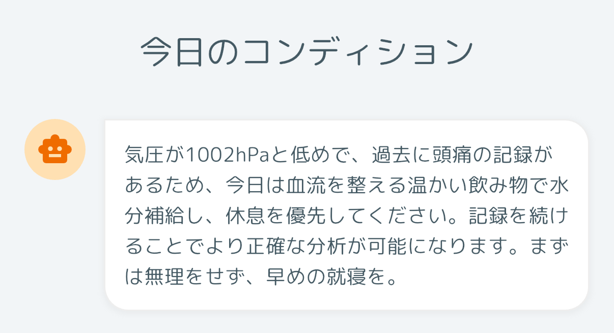 AI予報画面